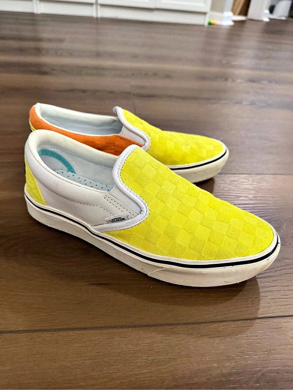 Vans x Penn ComfyCush Slip-On Yellow Orange Sneakers